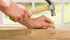 Carpentry work or repairs | hammering a nail